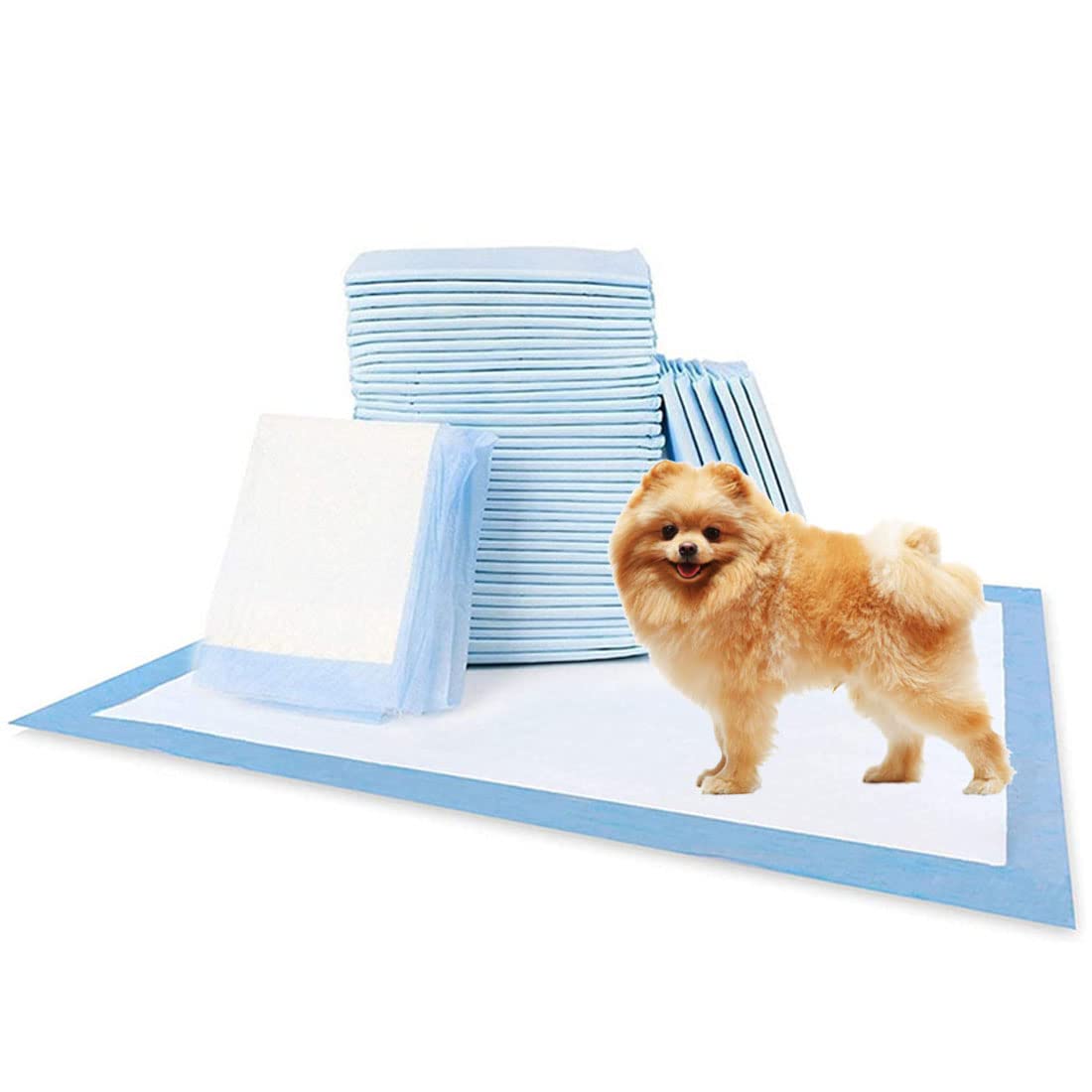 Joycoikat Disposable Puppy Training Pads Leakproof Dog Pee Pad Absorbent Pet Mat for Cats Dogs Rabbits Large 60x60CM Pack of 40
