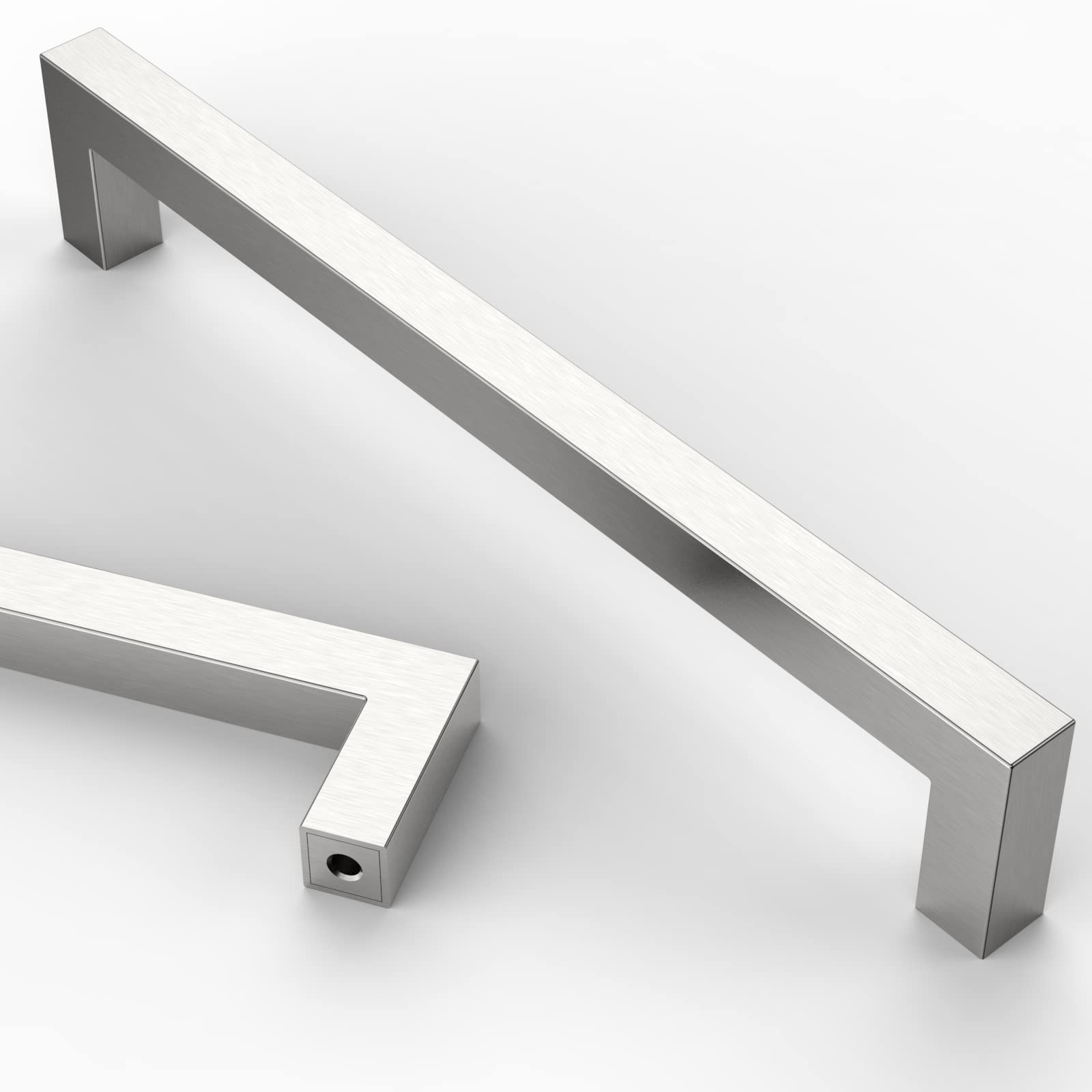 Photo 1 of Asidrama 10 Pack 7.5 Inch(192mm) Brushed Satin Nickel Kitchen Cabinet Handles, Stainless Steel Cabinet Pulls Kitchen Cabinet Hardware for Cupboard Drawer Handles Dresser Pulls