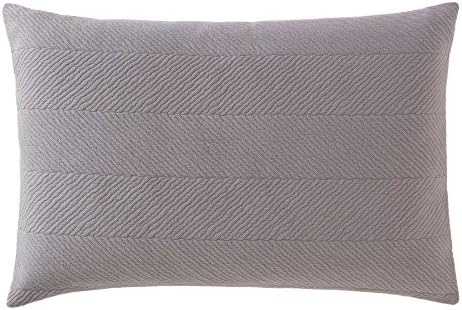 URBANARA Cieza Cushion Cover - 100% cotton - grey, 40 x 60 cm - decorative modern sofa cushion