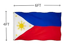 Philippines Flag 4X6 FT, Outdoor Polyester