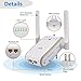 TechLife 300Mbps Wireless-N WiFi Range Extender/WiFi Repeater Support Four Modes, AP, Reapter, Router and Client Mode, 3dbi Antennas Signal Boosters