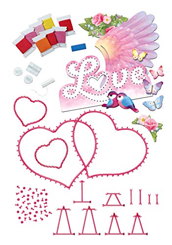 Ravensburger String it Maxi: 3D Heart, String Art Bastelset für Kinder ab 8 Jahren, Kreative Fadenbilder basteln, mit Glitter-Effekt – Bild 6