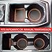 CupHolderHero for Toyota Tacoma 2016-2020 Custom Liner Accessories - Premium Cup Holder, Console, and Door Pocket Inserts 19-pc Set (Double Cab) (Orange Trim)