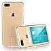 for iPhone 7 Plus/iPhone 8 Plus Phone Case Ultra Slim Thin Fit Crystal Clear TPU Case Cover with ID Card Slot Holder (Transparent)