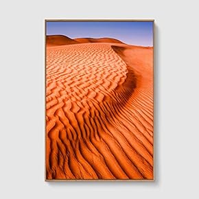 Framed Canvas Home Artwork Decoration Desert Canvas Wall Art for Living Room, Bedroom - 16x24 inches