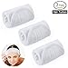 Waffle Spa Facial Headband - 3 Pack iAbler Head Wrap Terry Cloth Headband Stretch Towel with Magic Tape for Bath, Makeup and Sport Microfiber Hair Band
