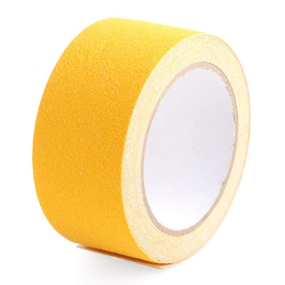Safety Tape, Anti Slip Tape High Traction Strong Grip Abrasive Residue Free Adhesive Steps Tape for Indoor & Outdoor 50mmX5m