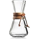 Chemex Pour-Over Glass Coffeemaker - Hand Blown Series - 3-Cup - Exclusive Packaging