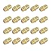 Pasow F Type RG6 Coupler Gold Plated Female to Female Barrel Coaxial Adapter (20pcs) primary