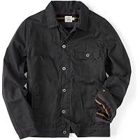 Huckberry Flint and Tinder Dry Wax Trucker Jacket, Unlined Mens