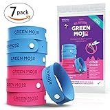 Green Mojo Natural Mosquito Repellent for Kids â€“ Six (6) Bundle + 1 Bonus â€“ Bug Repellent â€“ DEET Free & NO Chemical â€“ Safe for Children with Citronella Lemongrass Geraniol