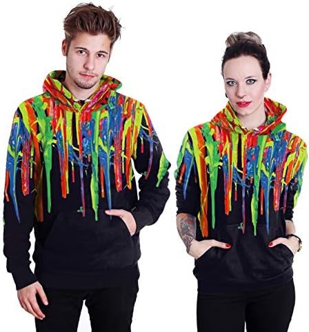 youvimi Unisex 3D Printed Drawstring Pockets Pullover Hoodie Hooded Sweatshirt