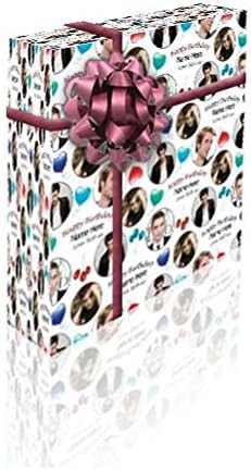 Robert Pattinson Personalised Birthday Gift Wrap With 2 Tags - 100% RECYCLABLE
