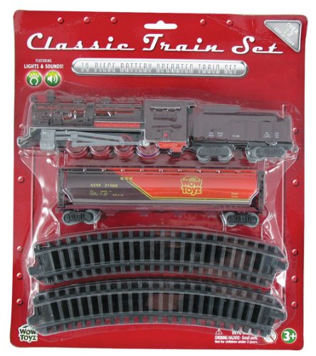 WowToyz Classic Train Set - Steam Engine with Tanker