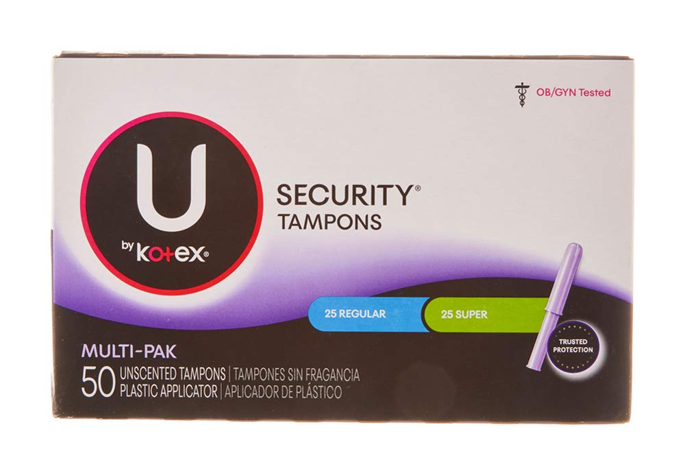 U by Kotex Security Tampons, Multipack, Regular/Super Absorbency