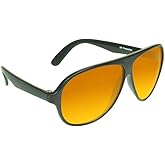proSPORT Aviator Blue Blocking Sunglasses Classic Light-weight Plastic Teardrop Frame