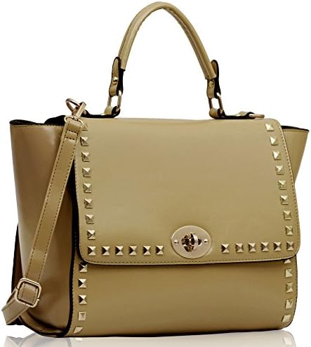 Womens Handbags In Sale Ladies Designer Studded Faux Leather Shoulder Female Bag On Clearance Sale
