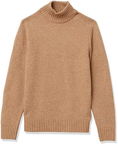 Amazon Essentials Men's Long-Sleeve Soft Touch Cotton Blend Turtleneck Sweater,…