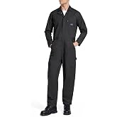HISEA Men's Long Sleeve Coverall, Twill Mechanic Work Jumpsuit with Pockets | Stain and Wrinkle Resistant, Lightweight, Industrial Uniform Fit, Utility Work Wear