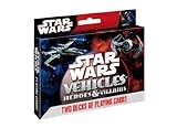 Cartamundi Star Wars Heroes & Villains: Vehicles 2-deck Tin Set