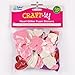 Baker Ross ET681 Heart Glitter Stickers - Pack of 120, Perfect for Children to Decorate and Personalise Arts and Crafts Projects, Ideal for Collages, Craft Groups, Party Crafting and More, Multicolor