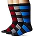 K.Bell Black Label Men's Big & Tall Rugby-Stripe Crew Sock 3-Pack