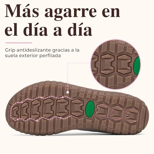 SAGUARO Mujer Zapatillas Barefoot Calzado Minimalista Barefoot Shoes con Puntera Ancha para Uso Diario, Talla 35-43