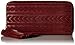 Fossil Emma Large Zip  Wallet,Wine,One Size