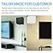 [2019 Newest] TV Antenna, Double-Sided Digital Indoor HDTV Amplified Antennas 140+ Miles Range with Smart Switch Amplifier Signal Booster, Free Local Channels 4K HD 1080P VHF UHF All TV's - 17ft Cable