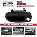 AUTEX Door Handle 2pcs Exterior Front Left Right Driver Passenger Side Black Compatible with Verna 2000 2001 2002 2003 2004 2005 2006 Door Handles 80684 80683
