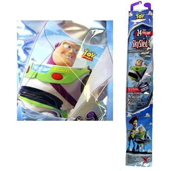 thumbnail interactive-video image 1 of WindNSun Buzz Lightyear Kite - 59 Inch Wingspan Ultra Ripstop Nylon Flying Kite 1 of 13