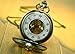 Joyplancraft Legendary Pocket Watch Necklace Deathly Hollows Charm with Locket Gl Dial Pocket Watch