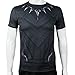 Rulercosplay Captain America Civil War Black Panther Sport T-Shirt (M)