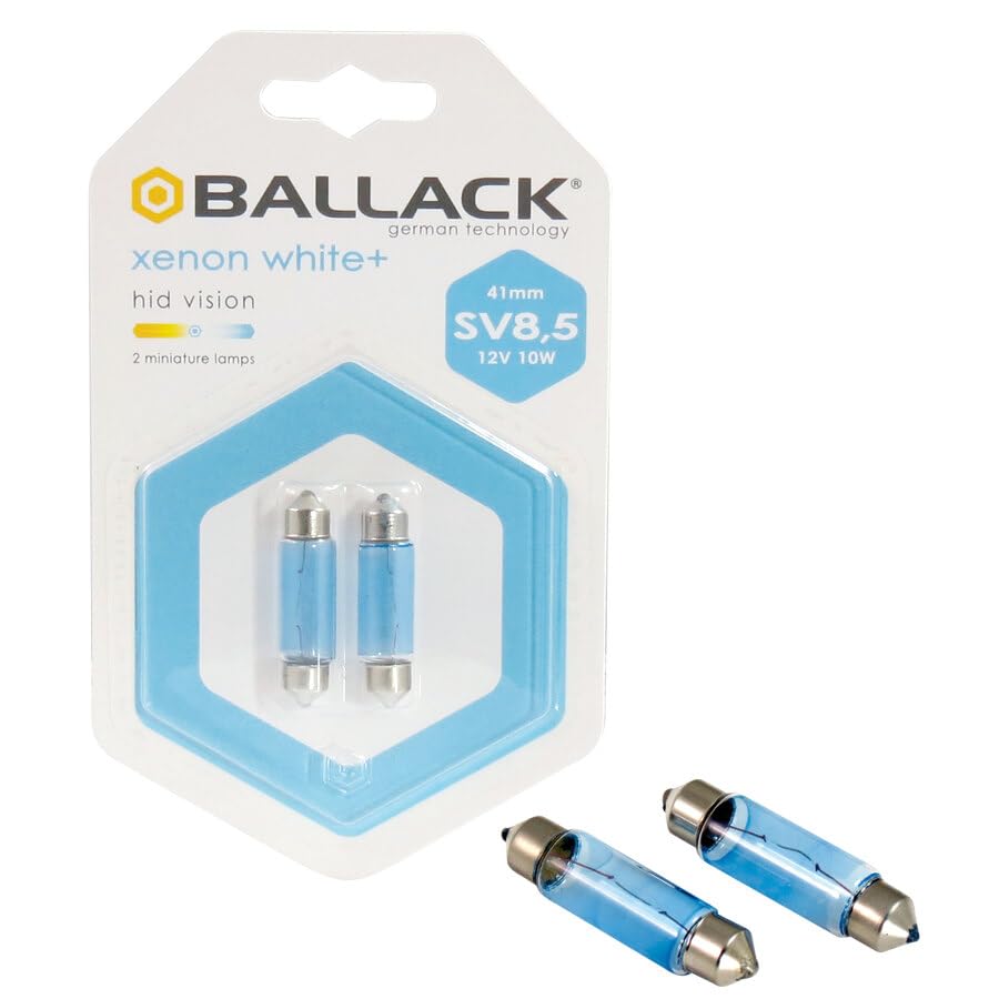 lamp. Silur 12 V 10 W Sv8.5 41 mm Xen BIA CP