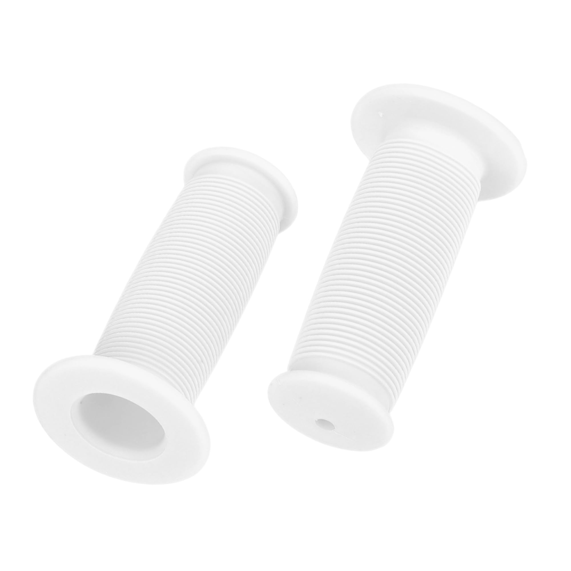 TUCKBOLD Bike Handlebar Grips Covers 85mm Long Lightweight | Bicycle End Grips Protector White 1 Pair