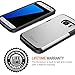 Galaxy S7 Holster Case, Trianium [Duranium Series] Heavy Duty Holster Belt Clip Kickstand case for Samsung Galaxy s7 [Silver] Protective Rugged Cover w/Built-in Screen Protector Holder Case