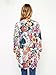 Hibluco Women's Summer Chiffon Floral Kimono Cardigan Long Swimwear Cover Ups
