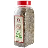 Black Pepper Ground Powder - Chefs Quality 1 LB (16Oz) | Best Food Seasoning | Premium Restaurant Quality (Black Pepper)