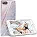 TORRAS Marble iPhone SE Case 2020/ iPhone 7 Case/iPhone 8 Case, Soft Flexible TPU Silicone Protective Phone Case Compatible with iPhone 7 / iPhone 8 /SE 2nd Generation (4.7-inch), Pink/Grey