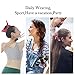Jaciya 18pcs Bow Scrunchies for Hair Silk Scrunchies with Bow Women Hair Scrunchies