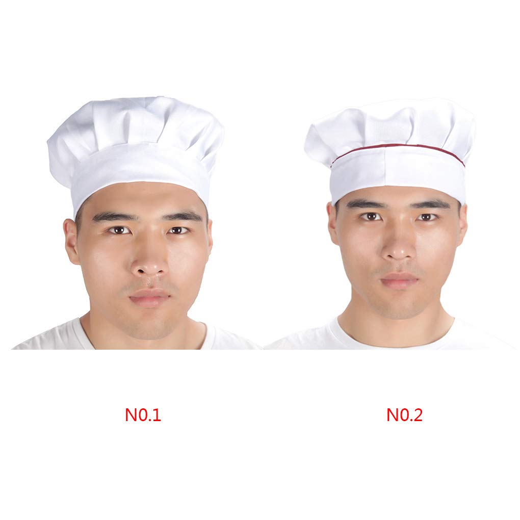 Costumi e travestimenti Busirde Adulti Elastico Cappello del Cuoco Unico  Baker Barbecue Laboratorio Mensa Cucina Ristorante Hotel Bakery Lavoro cap  Cameriere urban-earth.co.uk