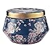 Scented Candle 16OZ Large Ceramic Jar Soy Candle Gift, Bamboo Lime Fresh Home Fragrance, 3-Wick Natural Wax, Birthday Candle Gifts for Women