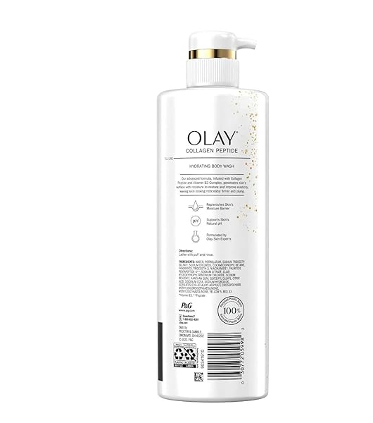 OLAY CLEANSING & FIRMING WOMEN’S BODY WASH WITH VITAMIN B3 AND COLLAGEN, 20 FL OZ