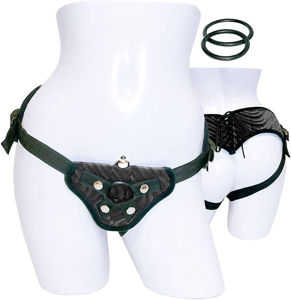 V-Î-Brâting Corsette Harness Black W/B'Ü-Llet