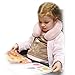 Cloudz Kids Dual Comfort Microbead Airplane Travel Neck Pillow. Super Soft Cozy Plush on One Side, Cool Relaxing Spandex on The Other! Keep Your Kids Comfy and Supported at Home or On The Go! - Blue