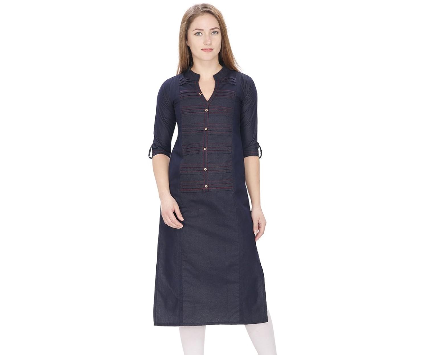 nextar women's denim kurti