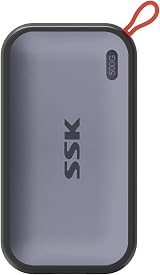 SSK 500GB Portable NVMe SSD USB 3.2 Gen2 Type-C XBOX PS5 Laptop view 1