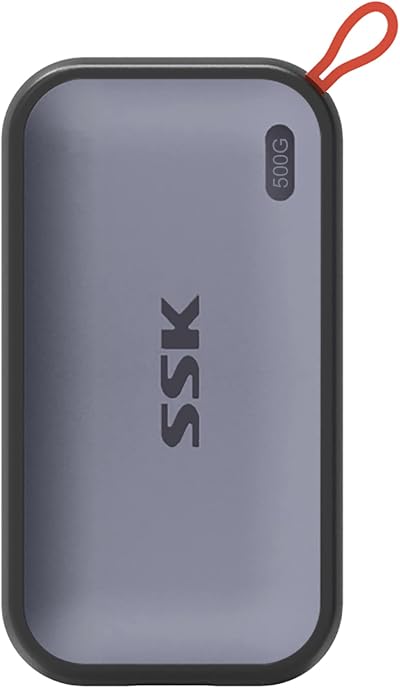 SSK 500GB Portable NVMe SSD USB 3.2 Gen2 Type-C XBOX PS5 Laptop