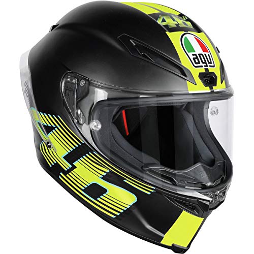 agv corsa matt black K3 Syth Helmet Matte Black/Yellow Fluo / S The Ultravision scratch Racing Helmet Agv Corsa R