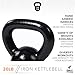 Kettlebell Weights Cast Iron by Day 1 Fitness – 20 Pounds - Ballistic Exercise, Core Strength, Functional Fitness, and Weight Training Set - Free Weight, Equipment, Accessories